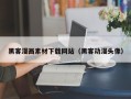 海丰黑客漫画素材下载网站（黑客动漫头像）